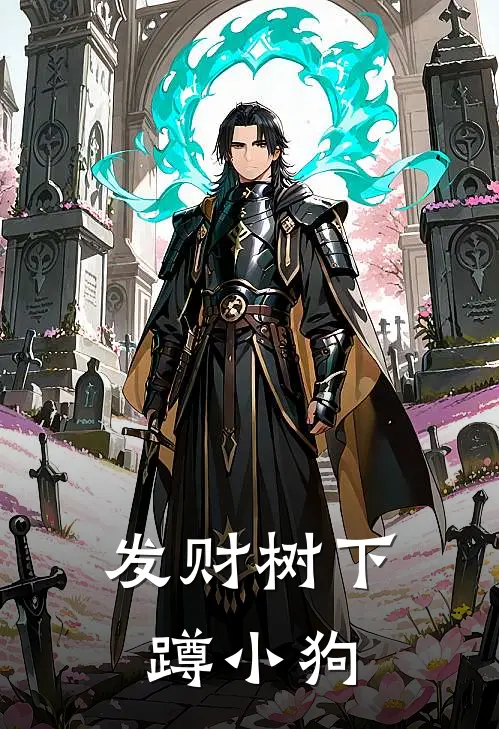 发财树下蹲小狗