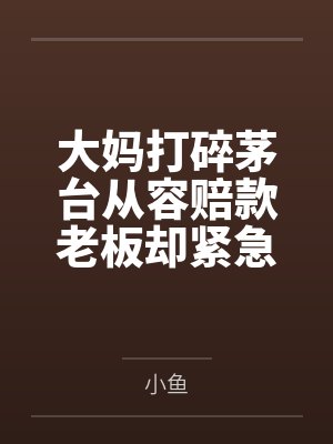 大妈打碎茅台从容赔款老板却紧急报警